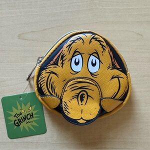 The Grinch Dr. Seuss Max the Dog Coin Purse NWT